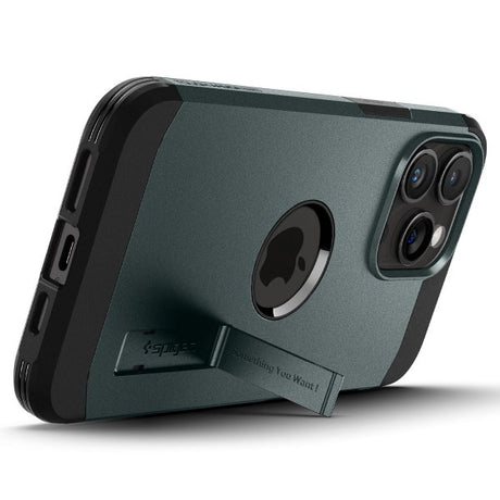 Spigen iPhone 15 Pro Cover Tough Armor MagFit Abyss Green