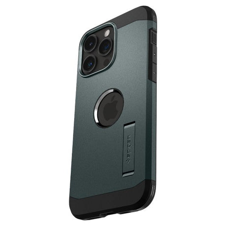 Spigen iPhone 15 Pro Cover Tough Armor MagFit Abyss Green