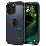 Spigen iPhone 15 Pro Cover Tough Armor MagFit Metal Slate