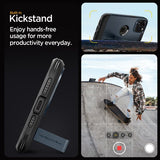 Spigen iPhone 15 Pro Cover Tough Armor MagFit Metal Slate