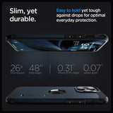 Spigen iPhone 15 Pro Cover Tough Armor MagFit Metal Slate