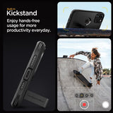 Spigen iPhone 15 Pro Cover Tough Armor MagFit Sort