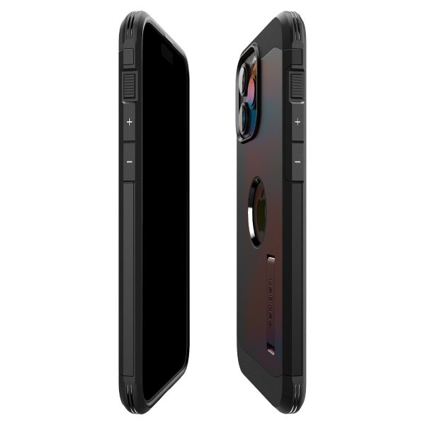 Spigen iPhone 15 Pro Cover Tough Armor MagFit Sort