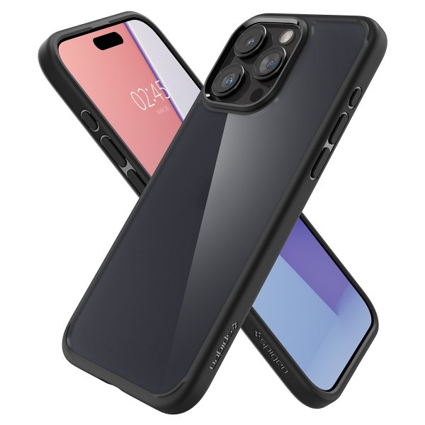Spigen iPhone 15 Pro Cover Ultra Hybrid Frost Black
