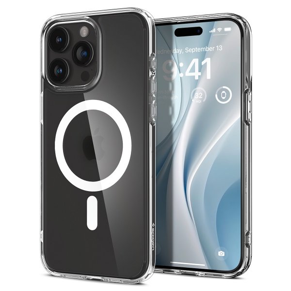 Spigen iPhone 15 Pro Cover Ultra Hybrid MagFit Frost Clear