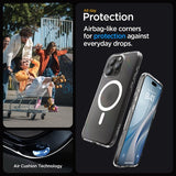 Spigen iPhone 15 Pro Cover Ultra Hybrid MagFit Frost Clear