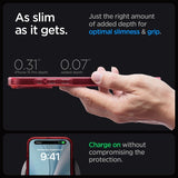 Spigen iPhone 15 Pro Cover Ultra Hybrid MagFit Frost Deep Red