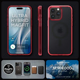 Spigen iPhone 15 Pro Cover Ultra Hybrid MagFit Frost Deep Red