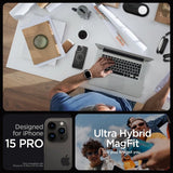 Spigen iPhone 15 Pro Cover Ultra Hybrid MagFit Graphite