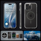 Spigen iPhone 15 Pro Cover Ultra Hybrid MagFit Graphite