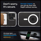 Spigen iPhone 15 Pro Cover Ultra Hybrid MagFit Hvid