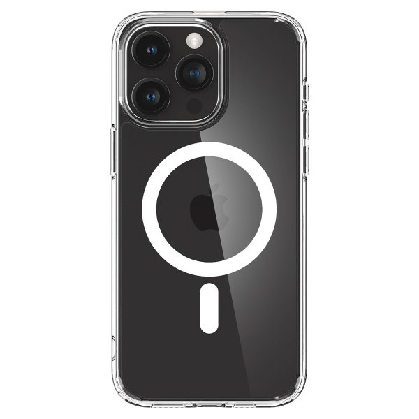 Spigen iPhone 15 Pro Cover Ultra Hybrid MagFit Hvid