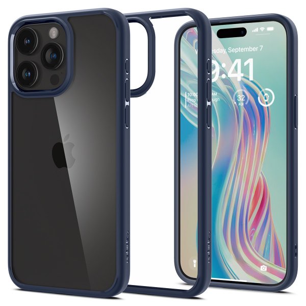 Spigen iPhone 15 Pro Cover Ultra Hybrid Navy Blue