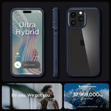 Spigen iPhone 15 Pro Cover Ultra Hybrid Navy Blue