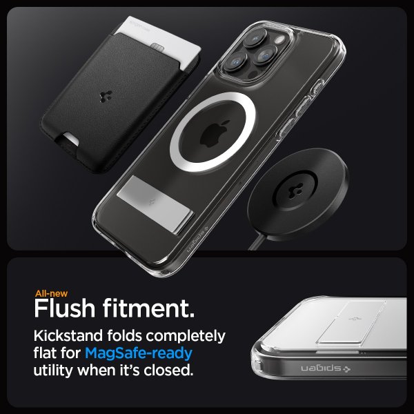 Spigen iPhone 15 Pro Cover Ultra Hybrid S MagFit Crystal Clear