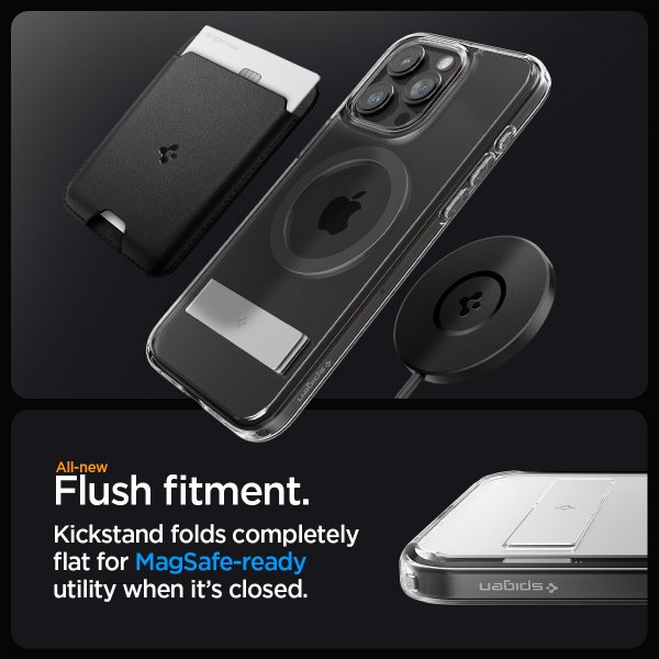 Spigen iPhone 15 Pro Cover Ultra Hybrid S MagFit Graphite