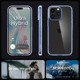 Spigen iPhone 15 Pro Cover Ultra Hybrid Sky Crystal