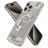 Spigen iPhone 15 Pro Cover Ultra Hybrid Zero One MagFit Natural Titanium