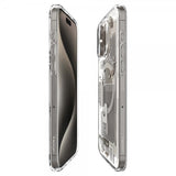 Spigen iPhone 15 Pro Cover Ultra Hybrid Zero One MagFit Natural Titanium
