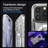 Spigen iPhone 15 Pro Cover Ultra Hybrid Zero One MagFit Hvid