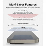 Ringke iPhone 15 Pro Skærmbeskyttelse Easy Slide 2-pak