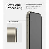 Ringke iPhone 15 Pro Skærmbeskyttelse Easy Slide 2-pak