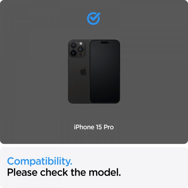 Spigen iPhone 15 Pro Skærmbeskyttelse GLAS.tR ALIGNmaster 2-pak