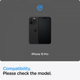 Spigen iPhone 15 Pro Skærmbeskyttelse GLAS.tR ALIGNmaster 2-pak