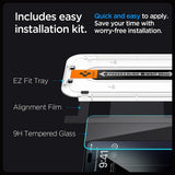 Spigen iPhone 15 Pro Skærmbeskyttelse GLAS.tR EZ Fit 2-pak