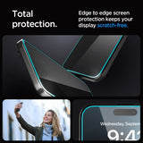 Spigen iPhone 15 Pro Skærmbeskyttelse GLAS.tR EZ Fit Privacy 2-pak