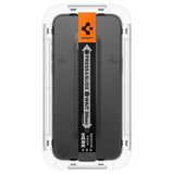 Spigen iPhone 15 Pro Skærmbeskyttelse GLAS.tR EZ Fit Privacy 2-pak