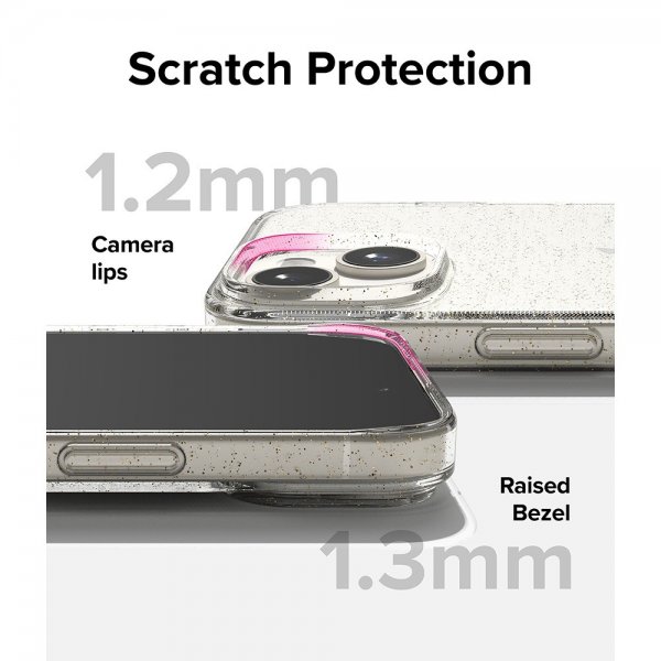 Ringke iPhone 15 Cover Air Glitter Clear
