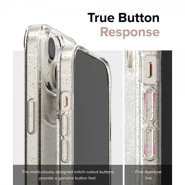 Ringke iPhone 15 Cover Air Glitter Clear