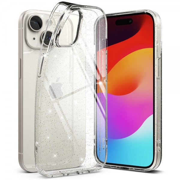 Ringke iPhone 15 Cover Air Glitter Clear