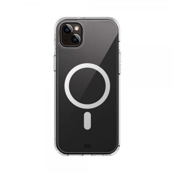 Xqisit iPhone 15 Cover Antishock Case MagSafe Gennemsigtig