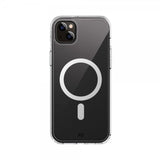 Xqisit iPhone 15 Cover Antishock Case MagSafe Gennemsigtig