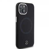 Mercedes Benz iPhone 15 Cover Bicolor MagSafe Sort