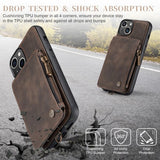 CaseMe iPhone 15 Cover C20 Series Kaffe