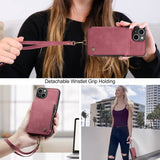 CaseMe iPhone 15 Cover C20 Serie Rød