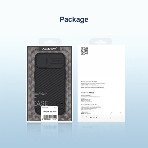 Nillkin iPhone 15 Cover CamShield Blå