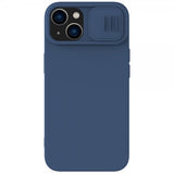 Nillkin iPhone 15 Cover CamShield Silky MagSafe Blå