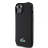 Lacoste iPhone 15 Plus Cover Croc Logo MagSafe Sort