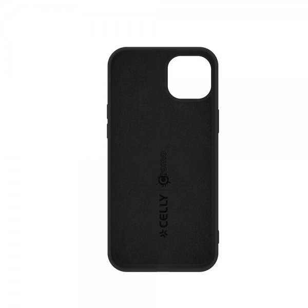Celly iPhone 15 Cover CROMO Sort