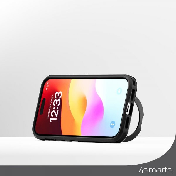 4smarts iPhone 15 Cover Defend Etui Magic Stand MagSafe