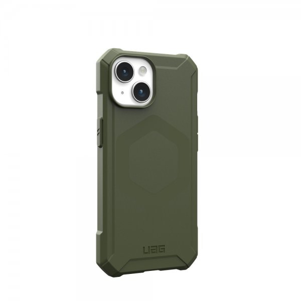 Urban Armor Gear (UAG) iPhone 15 Cover Essential Armor MagSafe Olive Drab