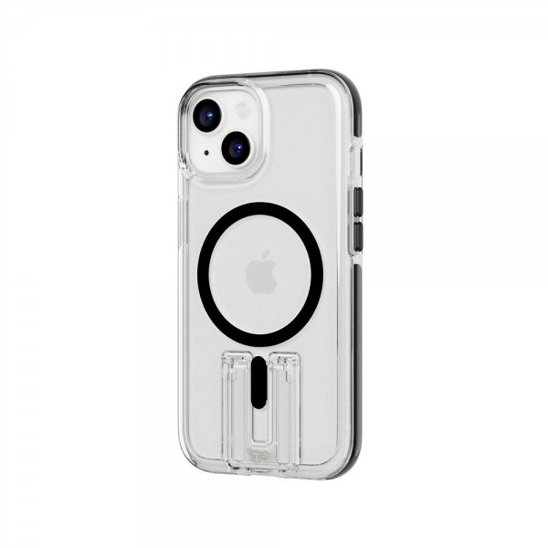 Tech21 iPhone 13/14/15/16. generation/17. generation Cover Evo Crystal Kick MagSafe Klar/Sort