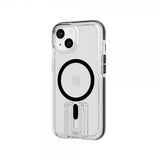 Tech21 iPhone 13/14/15/16. generation/17. generation Cover Evo Crystal Kick MagSafe Klar/Sort