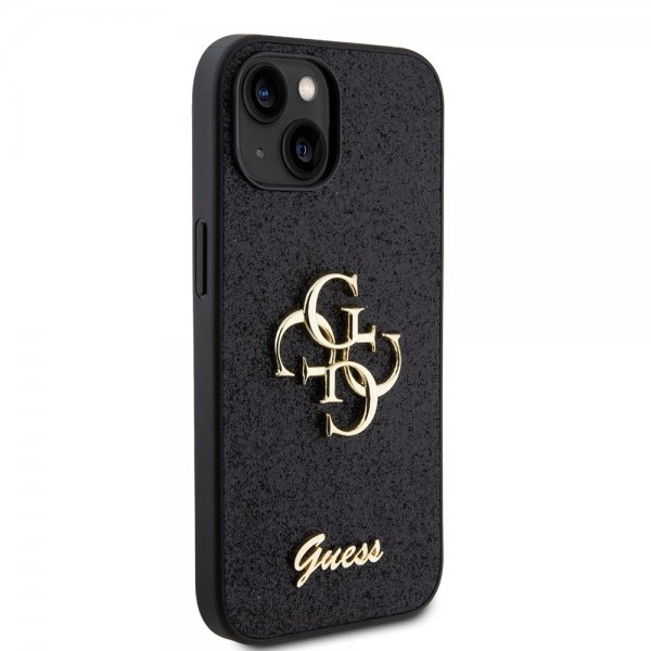 Guess iPhone 15 Cover Fixed Glitter Sort