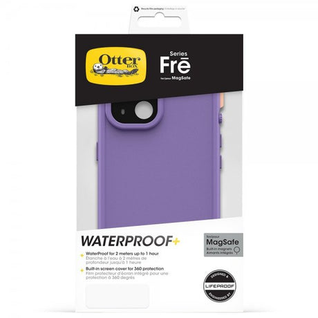 Otterbox iPhone 15 Cover Fre MagSafe Rule of Plum