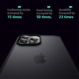 X-Level iPhone 15 Cover Frostet Bagside Blå